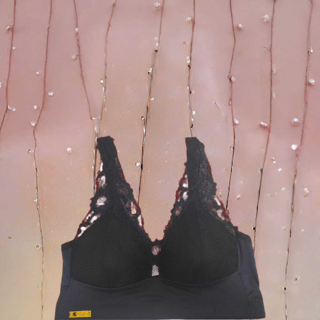 Eleve seu Look: Sutiã de Renda com Bojo Soft e Acabamento Perfeito - Mylla Lingerie