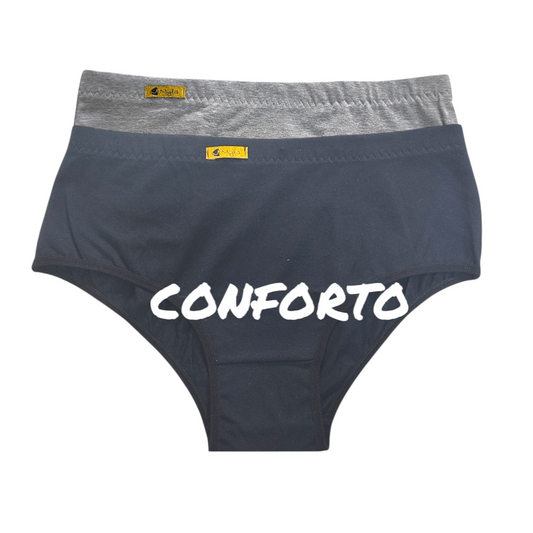 Kit com 5 Calcinhas Plus Size de Algodão – Mylla Lingerie