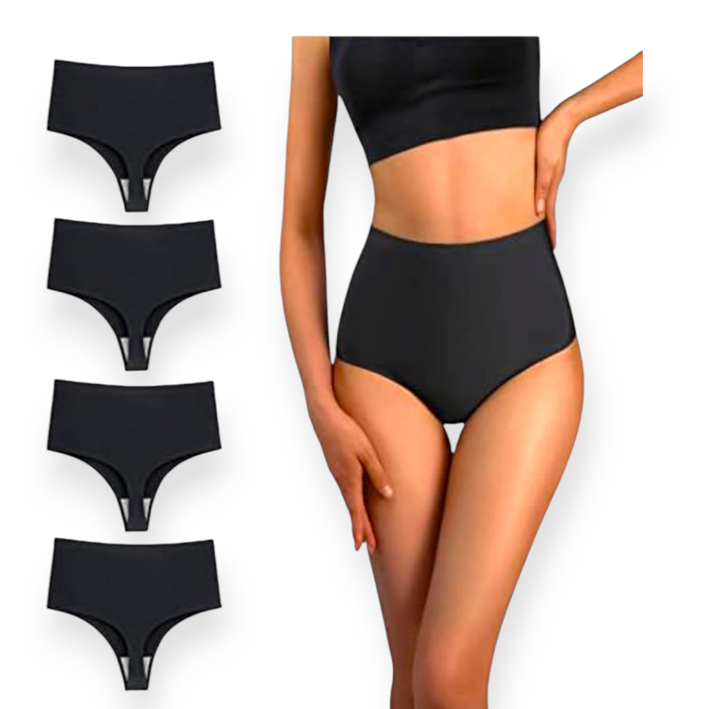 Tanga Fio Dental de Algodão: Feminina, Qualidade e Consciência Ecológica Kit com 6-G