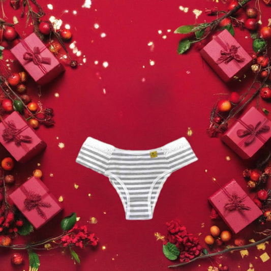 Kit de Algodão: 6 Calcinhas de Algodão Puro-GG