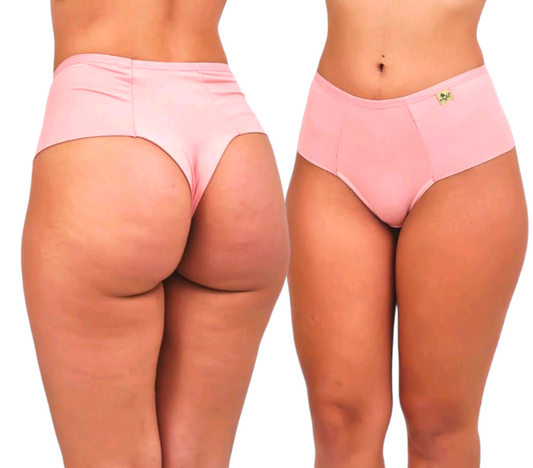 Kit 3 calcinhas Fio Duplo Microfibra - Laterais duplas Largas - Modeladora - Mylla Lingerie