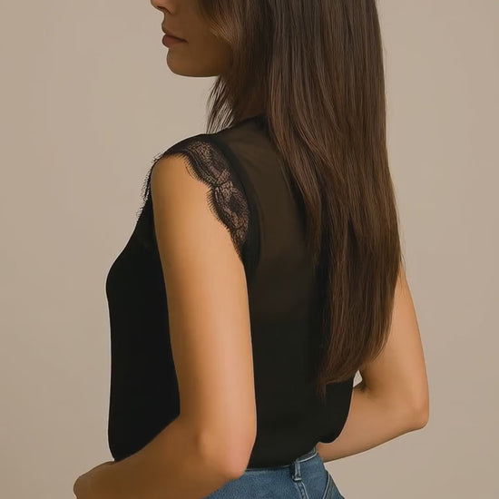 BLUSA EM TULE TRANPARENTE  E RENDA ROMATICA E DELICADA OUTONO INVERTNO 