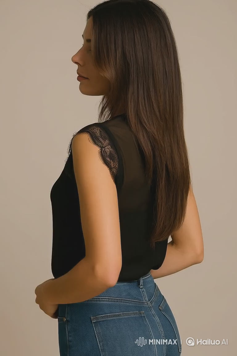 BLUSA EM TULE TRANPARENTE  E RENDA ROMATICA E DELICADA OUTONO INVERTNO 